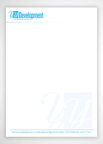 YYDevelopment Letterhead Example