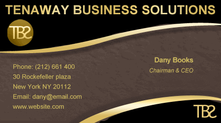 Dany Books Business Card Example