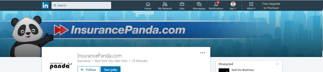 Car Insurance Linkedin Banner Example