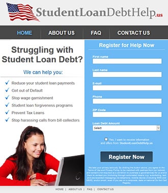 HTML5 Website Development For Student Loans Website