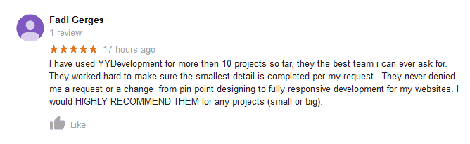 Fadi Google Business Review